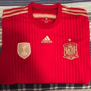 SPAIN ~FIFA WORLD CUP~2010 CHAMPIONS JERSEY XL